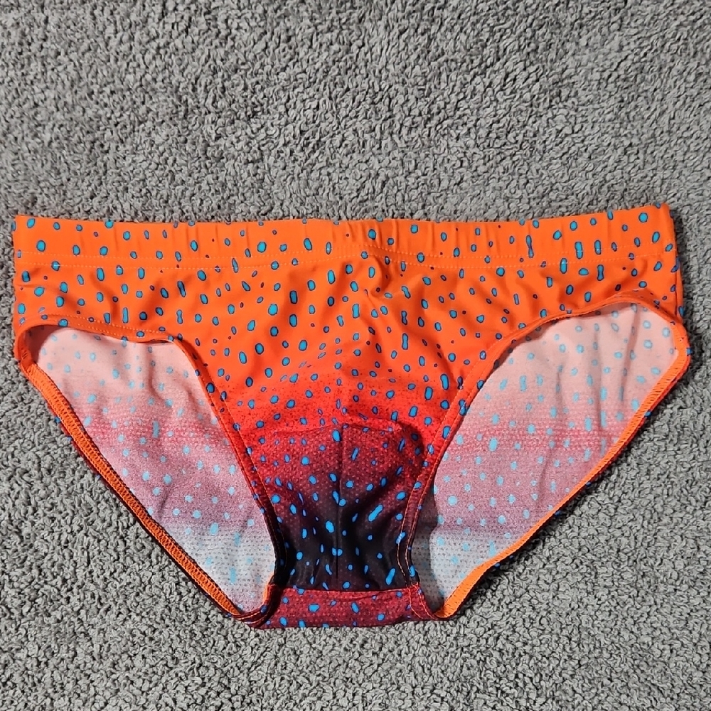Todd Sanfield Coral Dot Deep Swim Brief